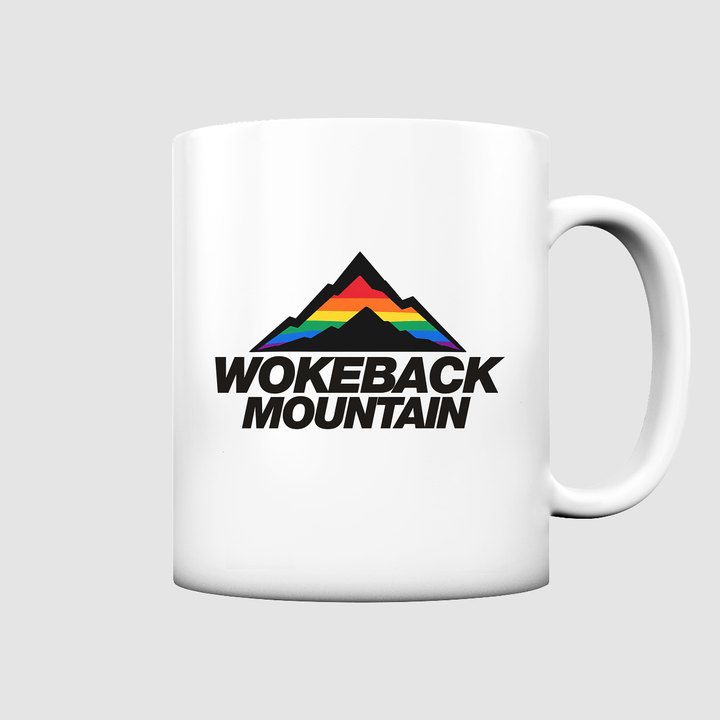 Wokeback Logo Tasse in Weiß